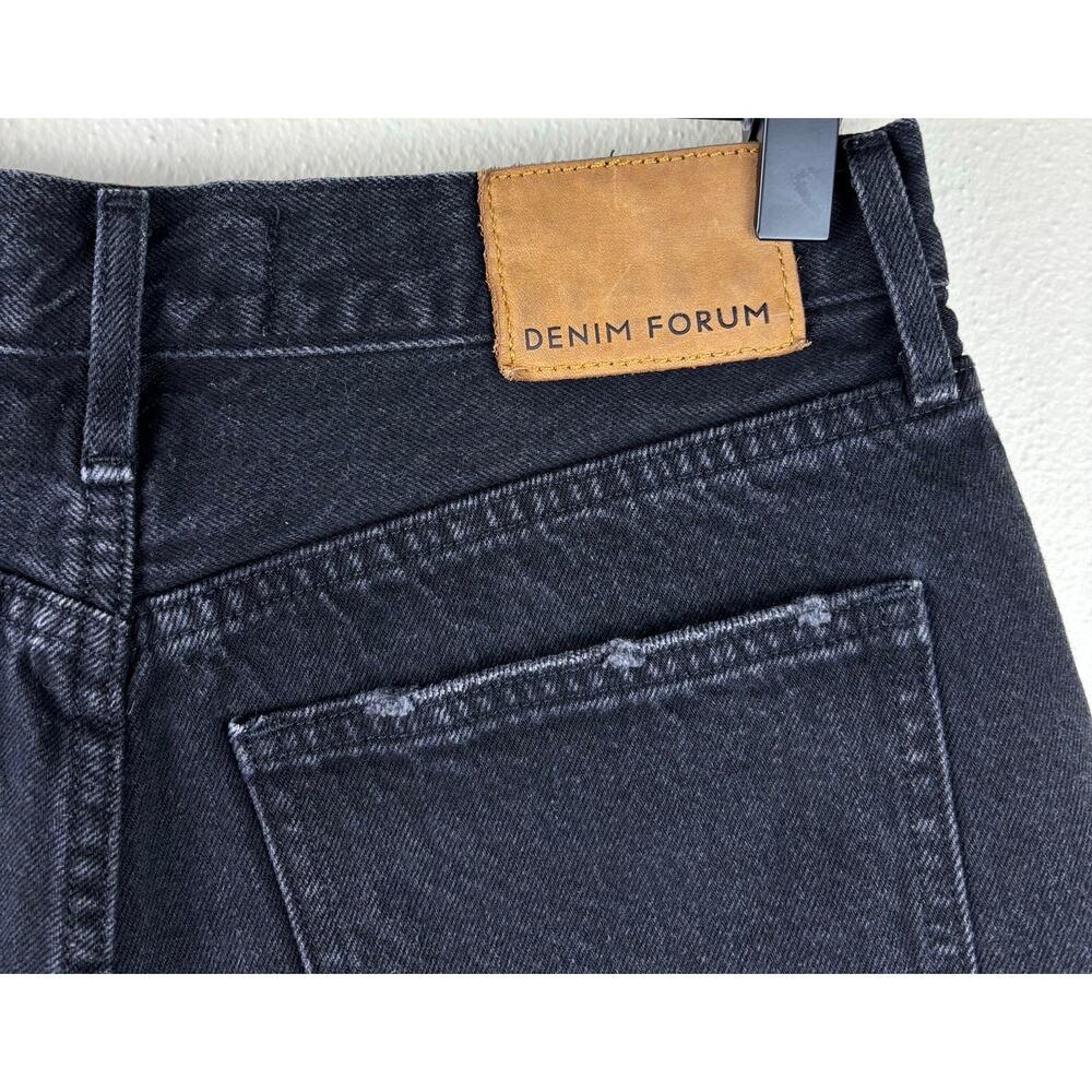Aritzia Denim Forum the Yoko Short Women's Size 27 in Black Eyeliner - Picture 12 of 14